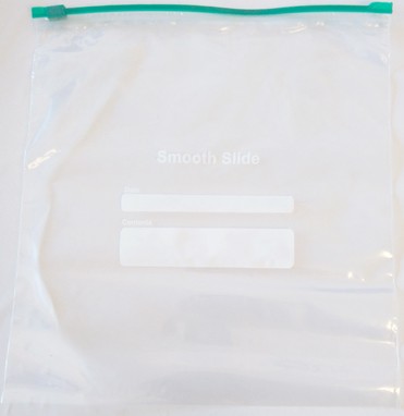 Zip Lock Bags with Write on Panel - Case of 500