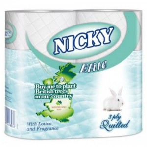 Nicky Elite 3-Ply Toilet Tissue - Case of 40