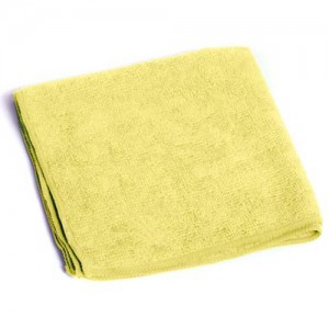 Yellow Microfibre Cloths - Pack of 10