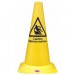 Yellow 'Caution Wet Floor' Cone - Single